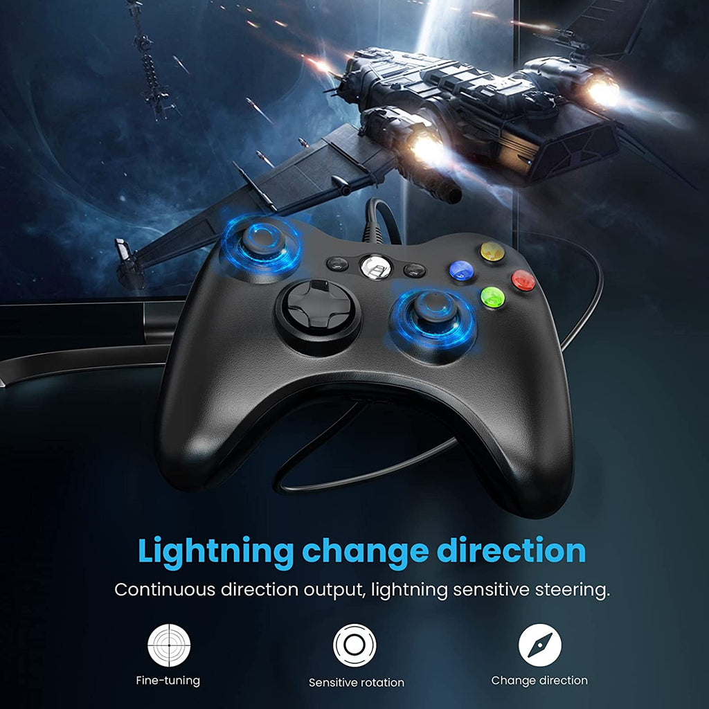 Xbox 360 Wired Controller Compatible with Xbox 360 & PC
