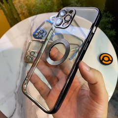 iPhone 12 Pro Max Luxurious 2.0 Version Transparent Plating iPhone Case