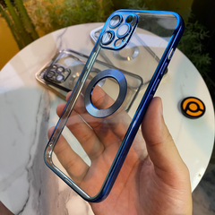 iPhone 12 Pro Max Luxurious 2.0 Version Transparent Plating iPhone Case