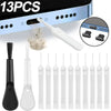 10 Pcs Mini Cleaning Brush FOR Shower Head AND Phone Hole Window Cleaner