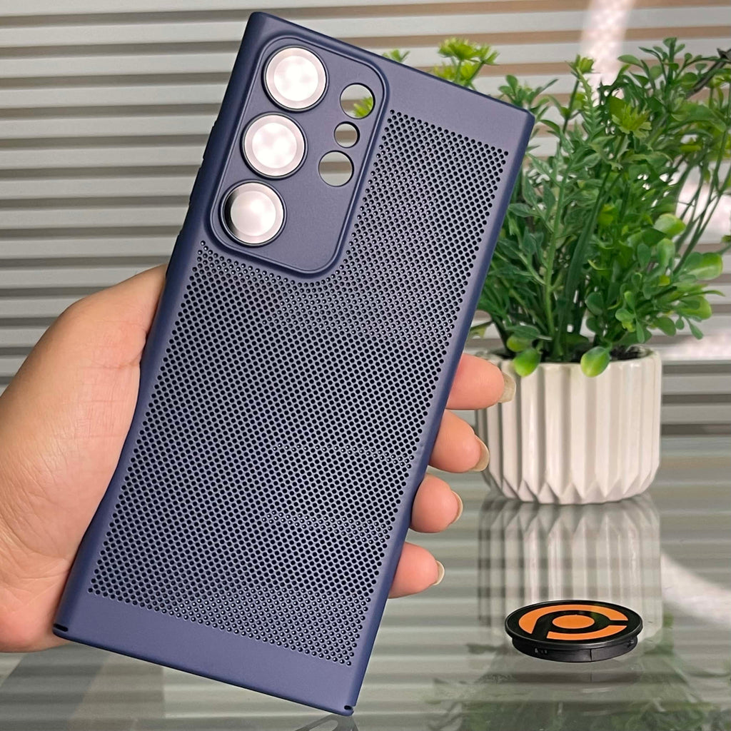 Samsung Galaxy S23 Ultra Cooling Case with Built-in Camera lens Glass