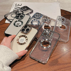 iPhone 12 Pro Max Luxurious 2.0 Version Transparent Plating iPhone Case
