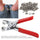High-Quality Metal Tich Button Tool Kit with 100 Abaya Ring Buttons